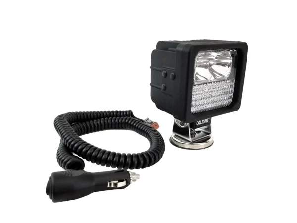 Golight GXL LED Hybrid Portable Work Light Series Magnetic Mount w/No Remote - 12V - Black
