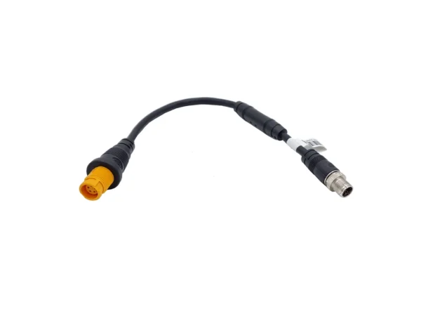 Navico Ethernet Adapter M12 8-Pin Male - Yellow 5-Pin Female - 1.2'