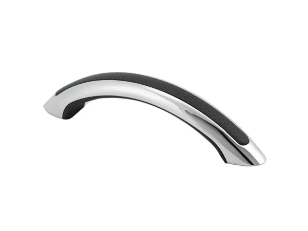 Whitecap 9" Stainless Steel Grab Handle with UV-Resistant Black Vinyl Inlay