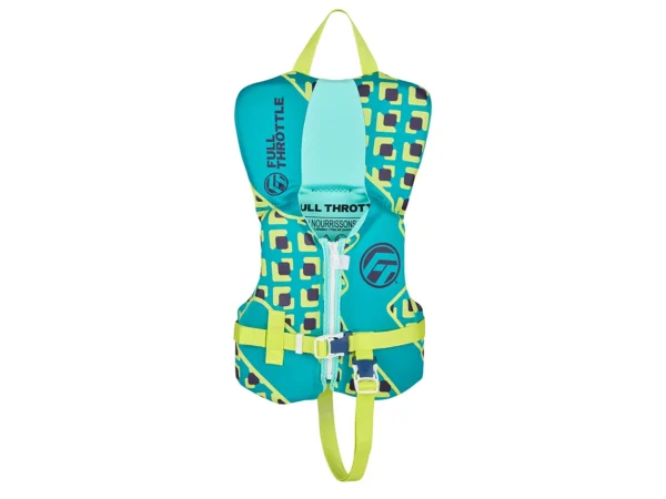 Full Throttle Infant Rapid Dry Life Jacket - Aqua