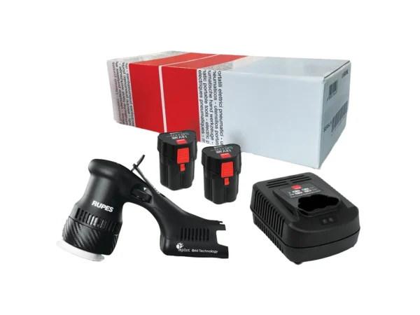 RUPES Bigfoot HLR75 Mini iBrid Polisher 1-Charger 2-Battery Pack
