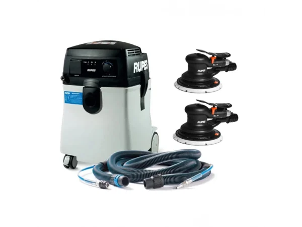 RUPES S245 Portable Vacuum Long Hose Kit w/(2) RH356A Skorpio Sander