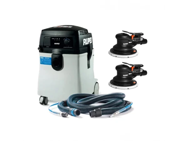 RUPES S245 Portable Vacuum Long Hose Kit w/(1) RH356A & (1) RH359A Skorpio Sander