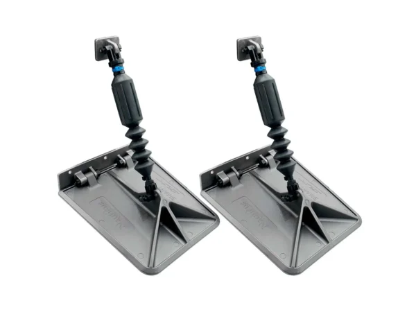 Lectrotab SX 9.5 x 10 Smart Tabs 16-18' Boats w/60lb Actuators - 60-150HP - Gunmetal Grey