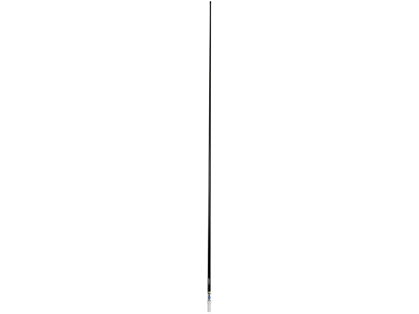 Scout 8' QuickFit Black VHF Antenna w/5M Cable + FME Quick 6 Foam Filled 6db Solid Brass & Copper Element