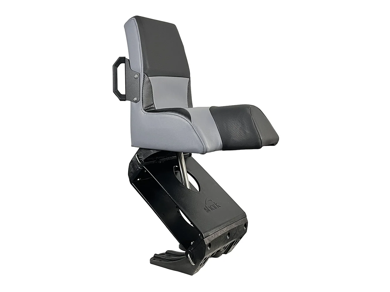 Shark EPIC Seat w/Flex Suspension - Grey Vinyl - Regular Handle