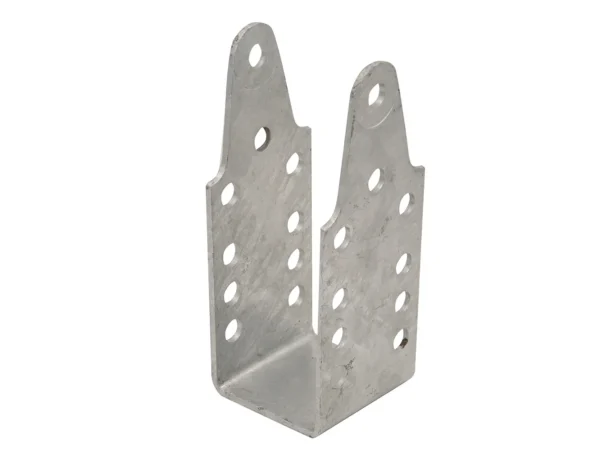 C.E. Smith Strap Bent Channel Upright Short Galvanized Bracket - 9"