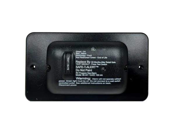 Safe-T-Alert 80 Series Black Propane Gas Alarm - 12V