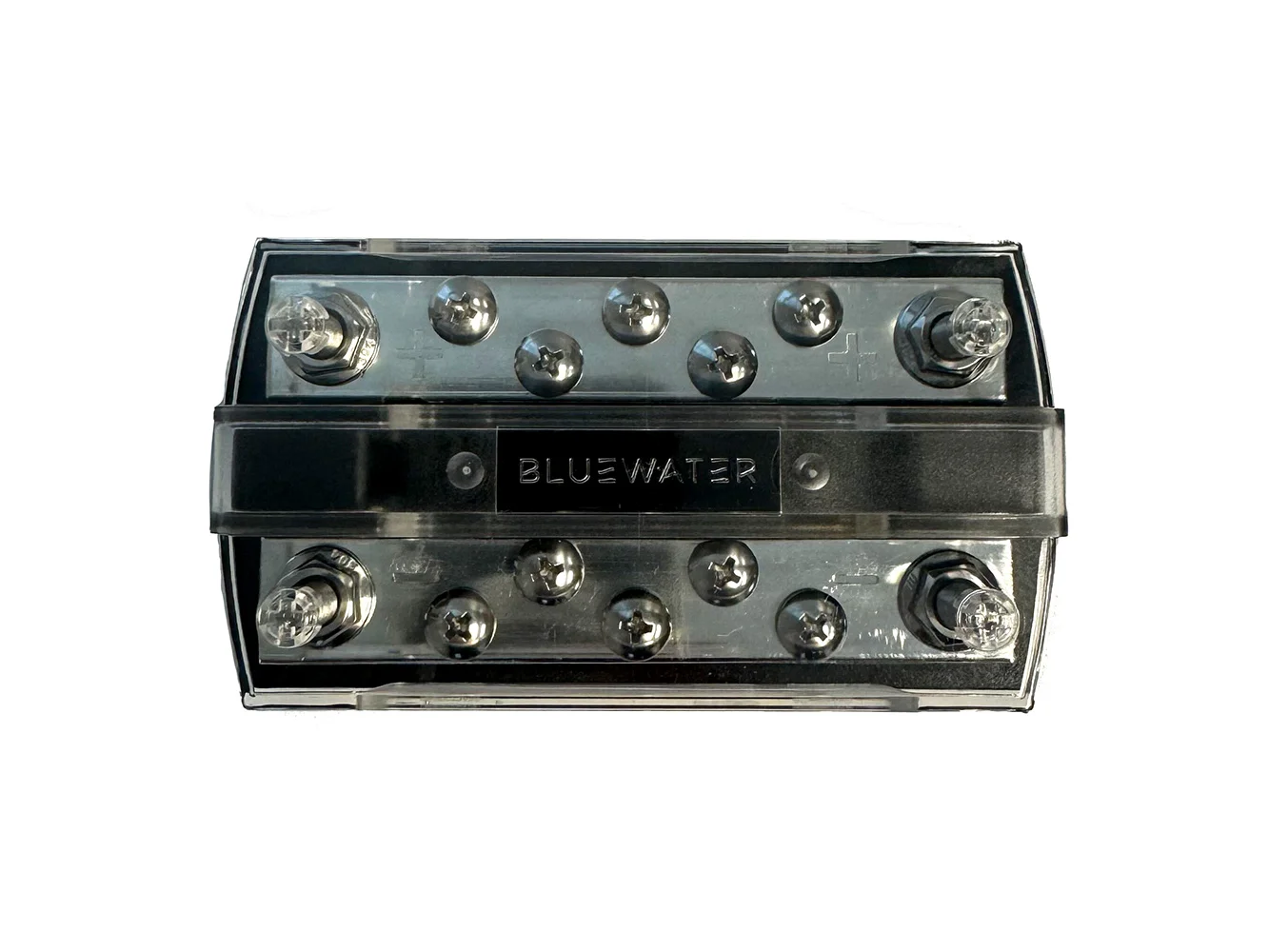 Bluewater 10 Position 150AMP 1/4" Busbar w/Cover