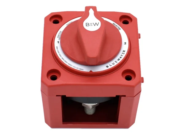 Bluewater OFF/1/2 Battery Switch - Surface Mount - Red