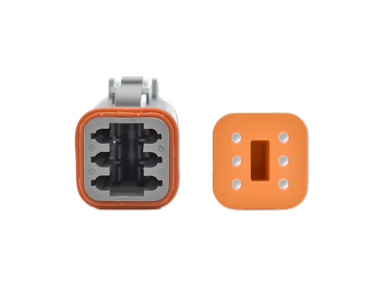 Bluewater 6 Position Female Deutsch Connector w/Wedge Lock