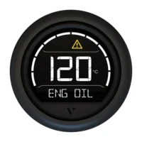 Veratron VL Digital 52 w/Round Black Bezel