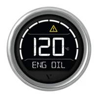 Veratron VL Digital 52 w/Round Chrome Bezel