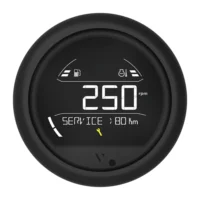 Veratron VL Digital 85 w/Round Black Bezel