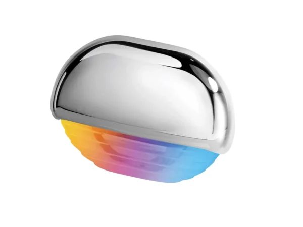 Hella Marine Apelo RGB Step Lamp - Chrome Cap
