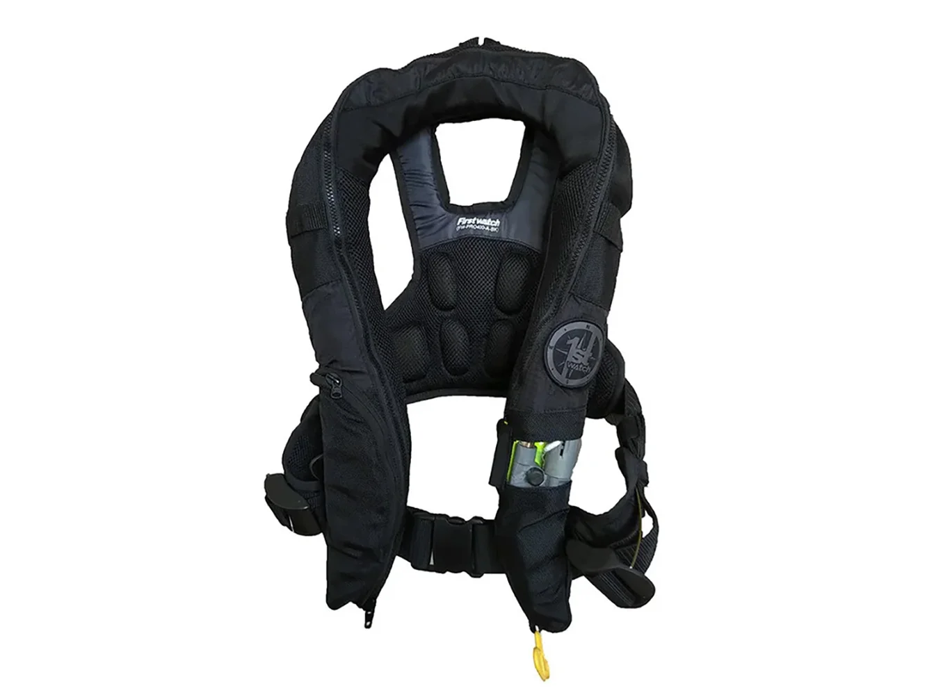 First Watch Auto/Manual Convertible 38G Inflatable PFD - Black