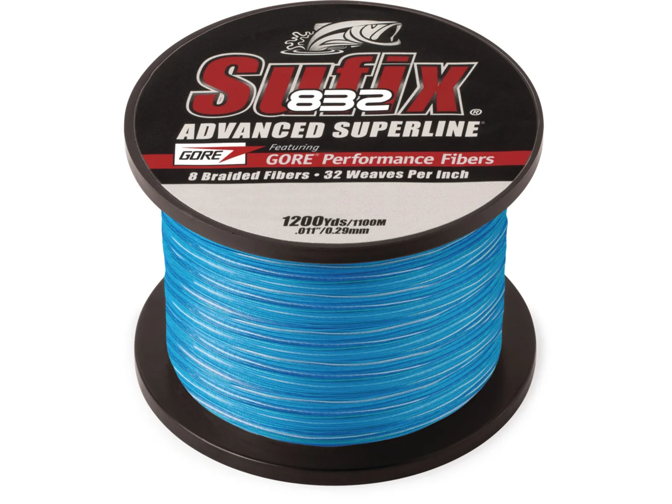 Sufix 832 Advanced Superline Braid - 80lb Test - 1200yds - Coastal Camo