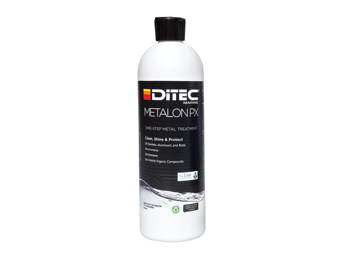 DiTEC METALON PX Multi Surface Metal Cleaner & Polish - 8oz
