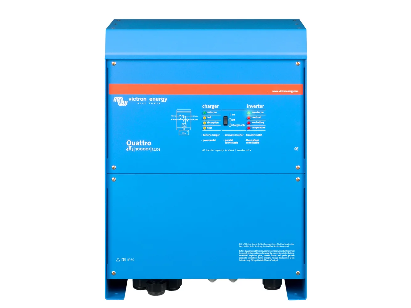 Victron Quattro 48/10000 140-100/100 120V VE.Bus 50/60Hz