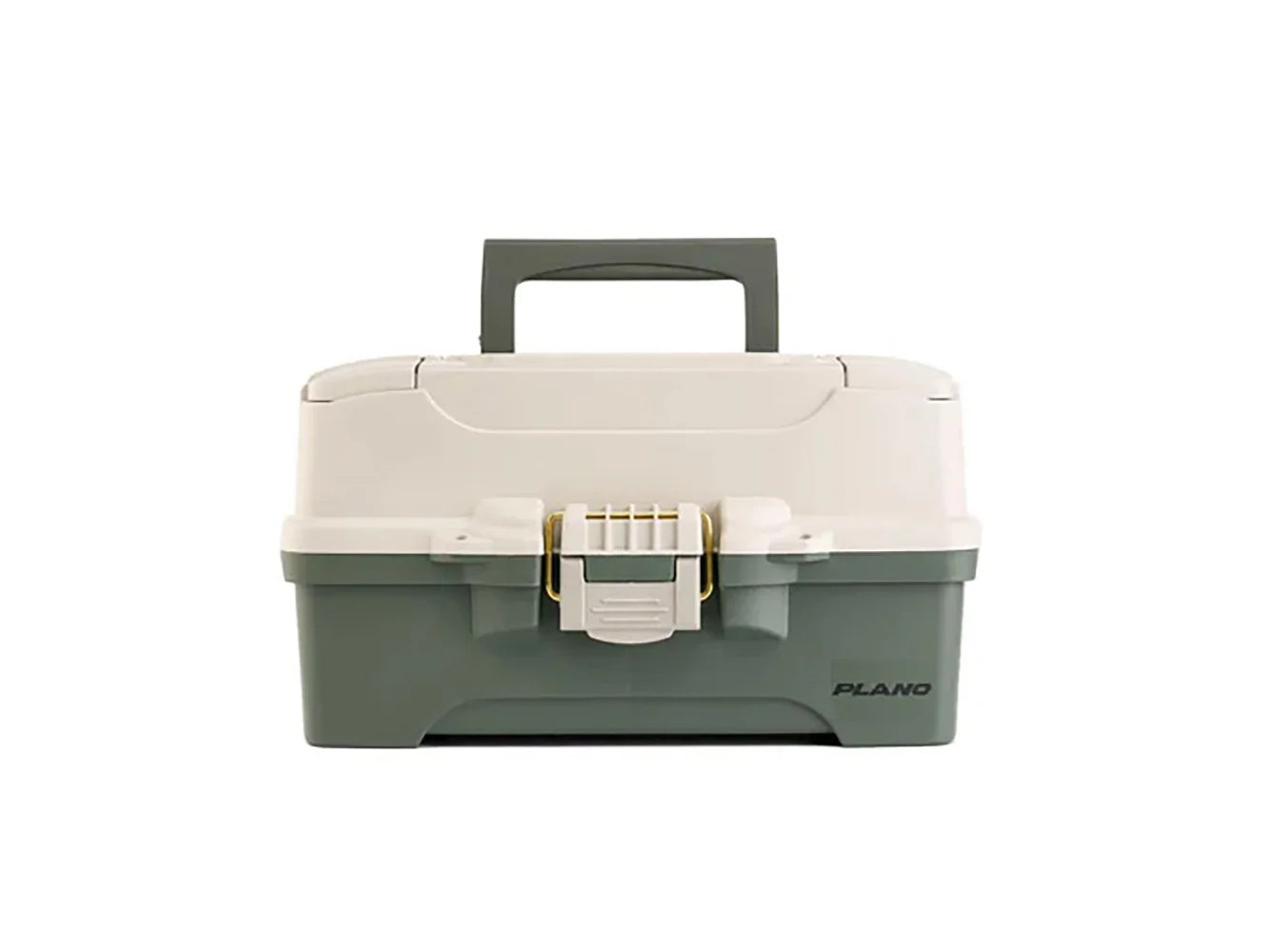 Plano Two-Tray Tackle Box - Green/Tan
