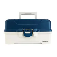Plano Three-Tray Tackle Box - Blue/White