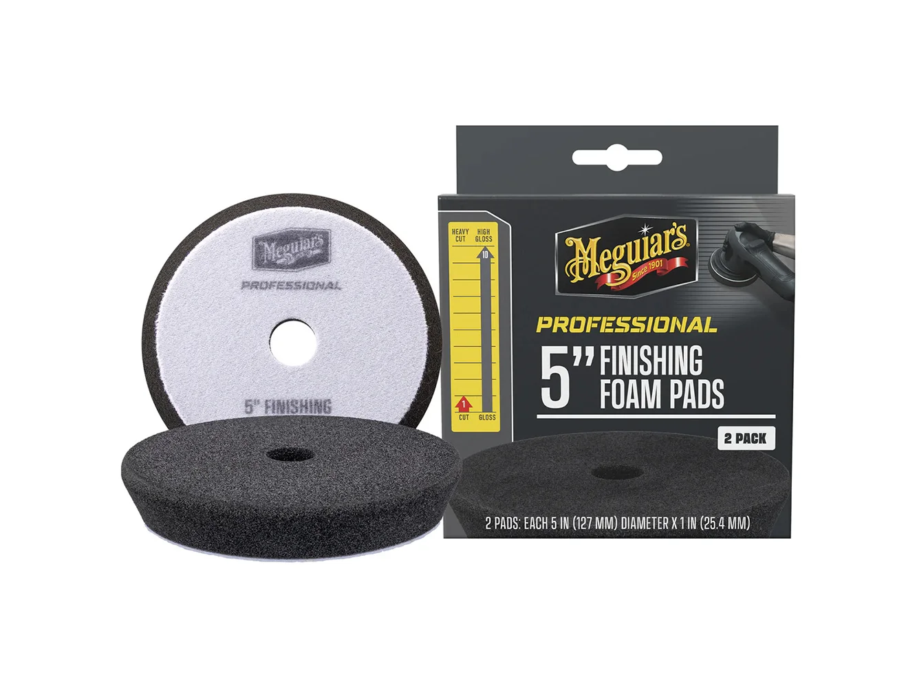 Meguiar's Professional 5" Finishing Foam Pads *2-Pack
