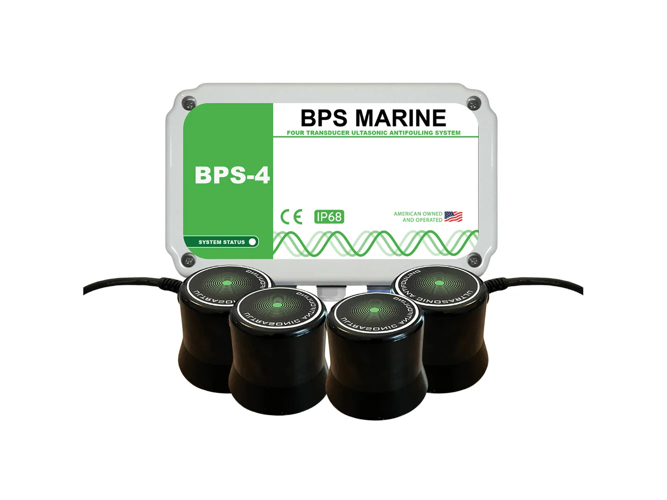 BPS Marine BPS-4 4-Transducer Ultrasonic Antifouling System - 12VDC