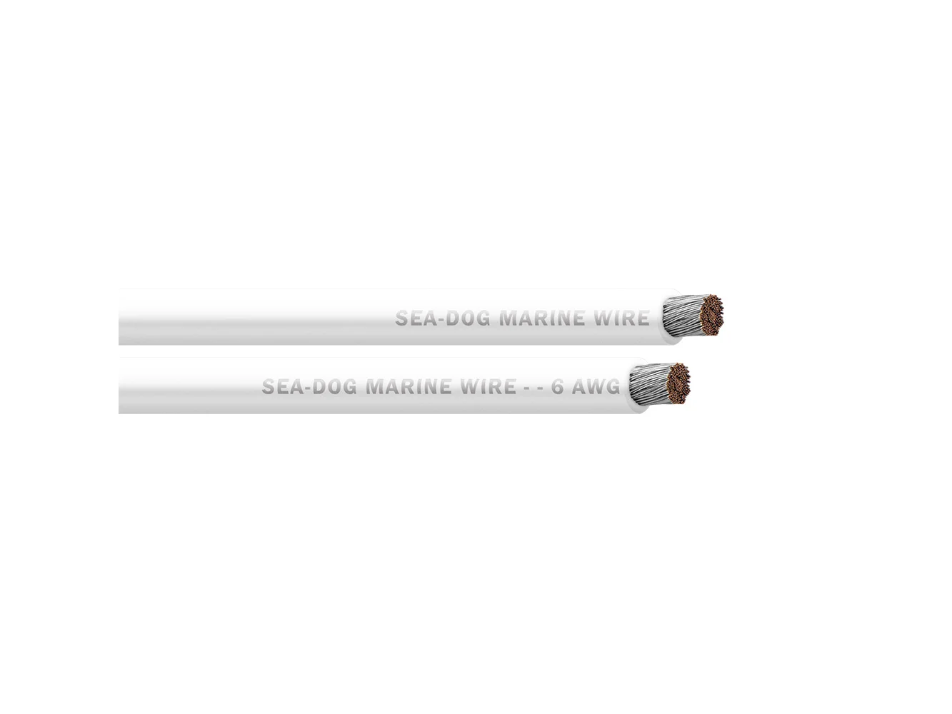Sea-Dog 6 AWG White Battery Cable - 750'