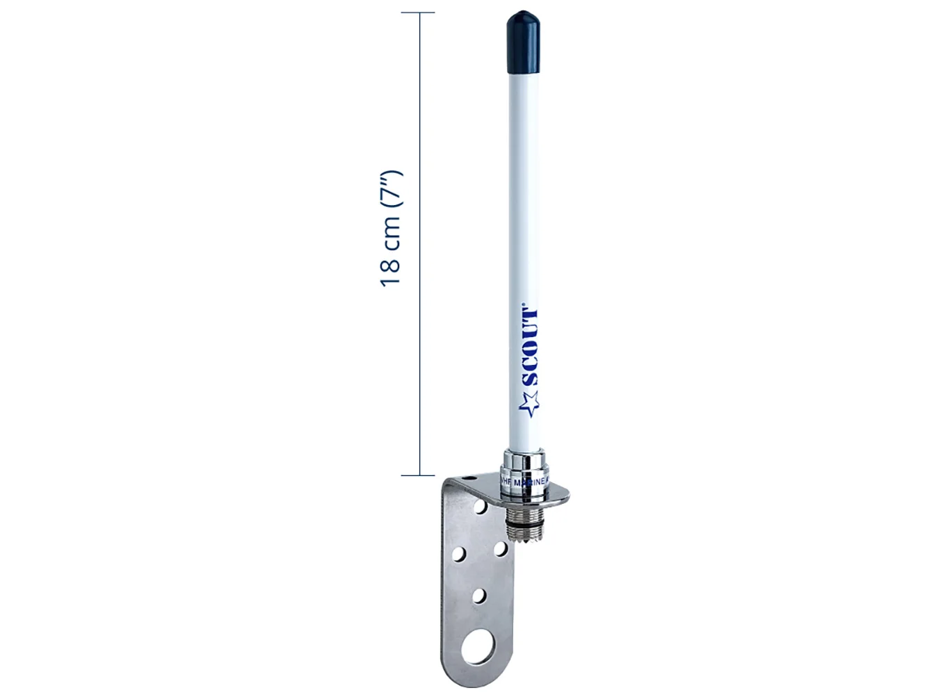 Scout KM-10 VHF Fiberglass Antenna 0,18M (7") Length