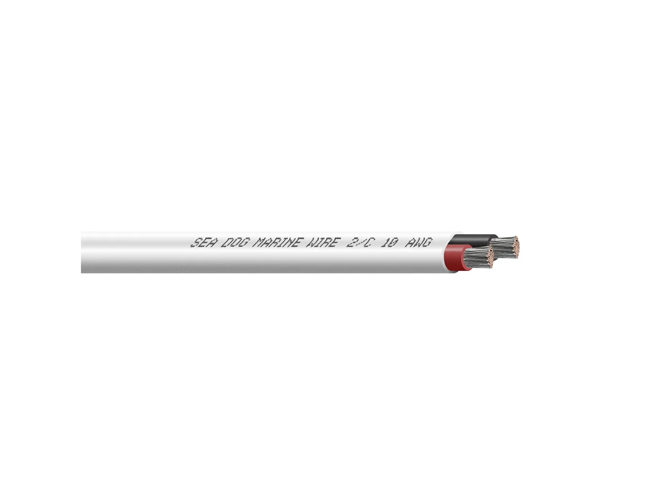 Sea-Dog 10/2 Flat Duplex Wire - Red/Black - 250'