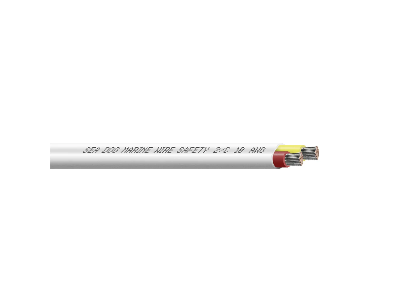 Sea-Dog 10/2 AWG Flat Duplex Safety Wire - Red/Yellow - 800'