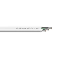 Sea-Dog 14/3 AWG Flat Triplex Wire - White/Green/Black - 100'