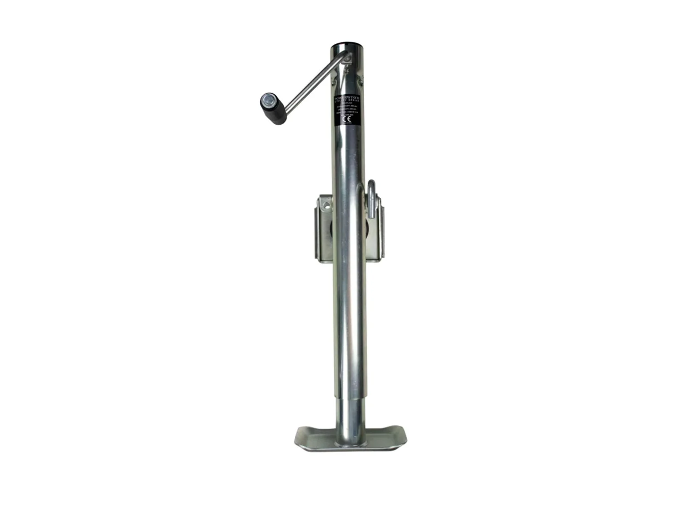 Powerwinch Utility Series Jack - 2500lb, Bolt-On, Flat Plate, Zinc