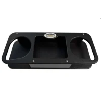 Deep Blue Marine Double Cup Holder w/Suction Cups - Black