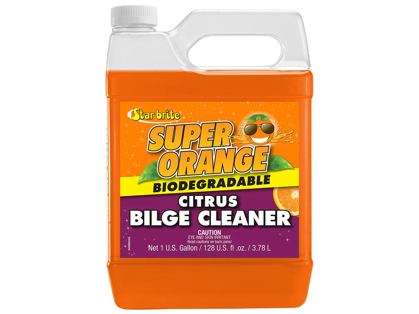 Star brite Super Orange Citrus Bilge Cleaner - Emulsifies Oil, Fuel - 1 Gallon