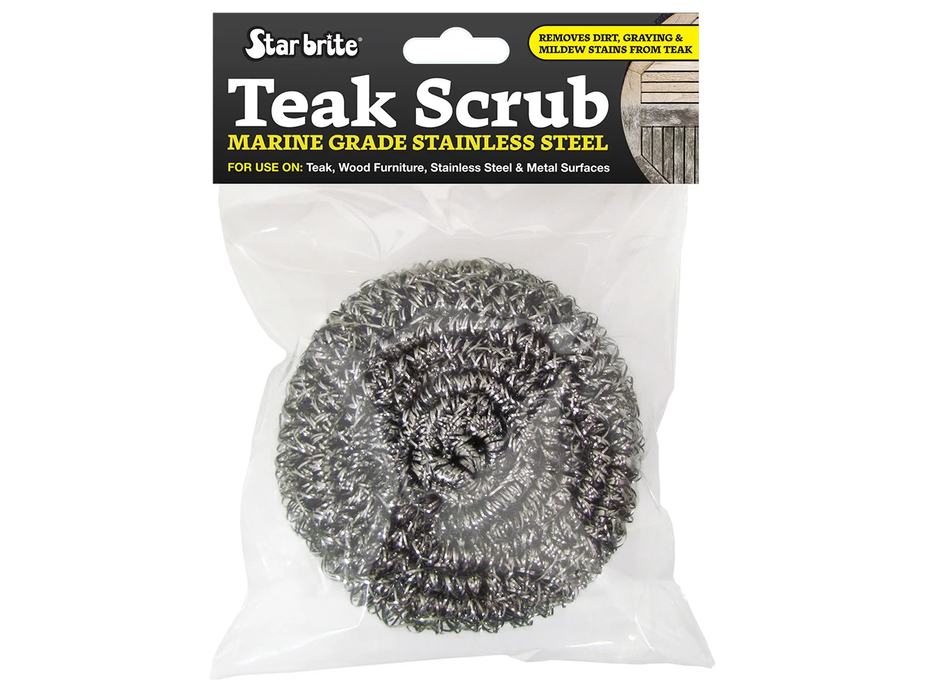 Star brite Teak Scrub Marine Grade Stainless Steel