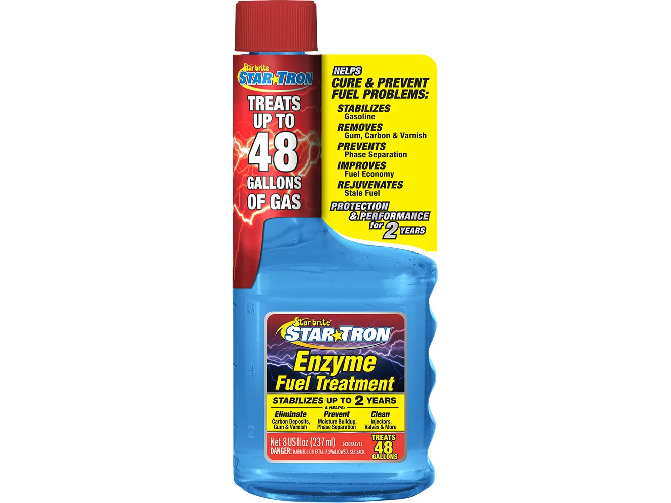 Star brite Star-Tron Enzyme Fuel Treatment - Small Engine Formula - 8 oz