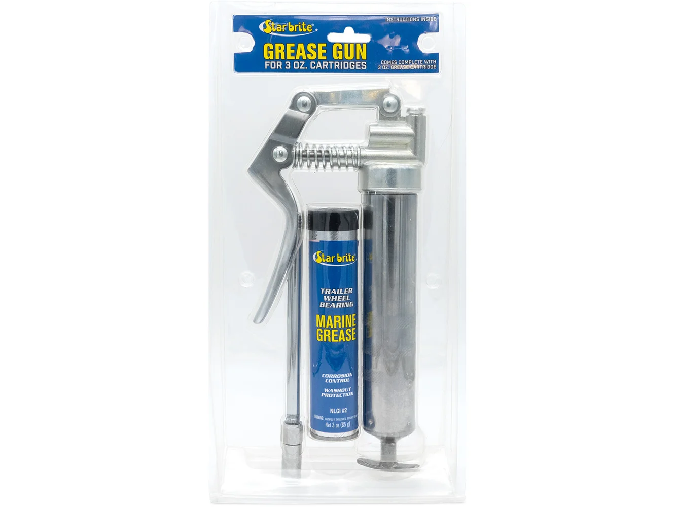 Star brite Pistol Grease Gun w/Marine-Grade Cartridge - 3 oz