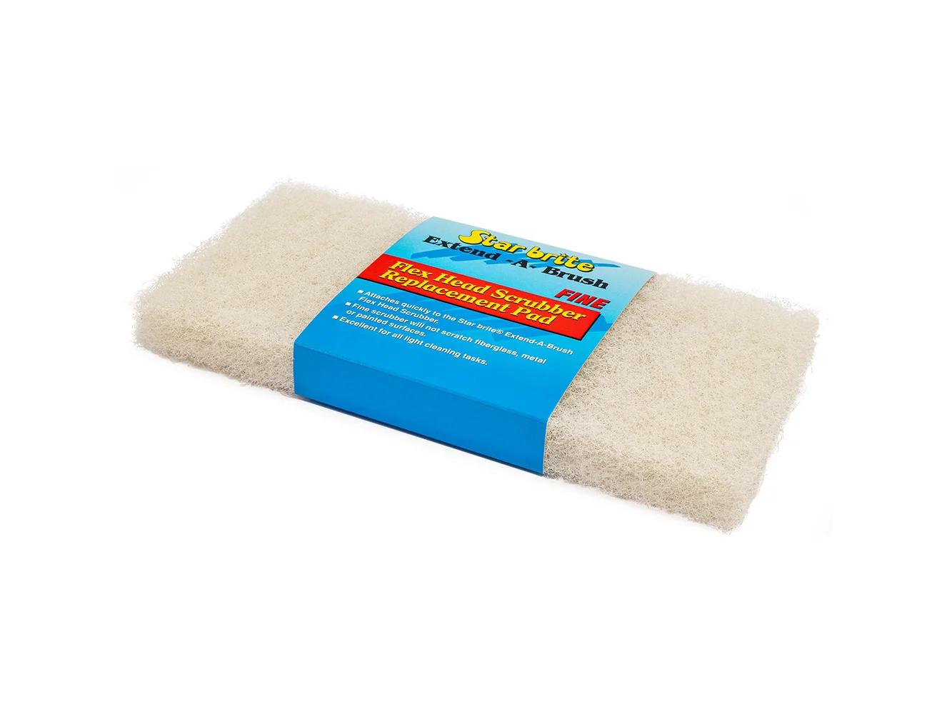 Star brite Large Scrub White Pad - Fine Texture