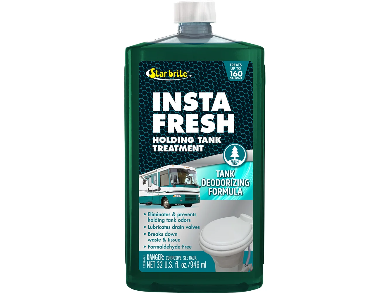 Star brite Instafresh Holding Tank Treatment - Fresh Pine Scent - 32 oz