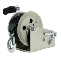 Powerwinch Utility Series Winch 2,000lb, 2 Speed, 6" Crank Arm - Zinc