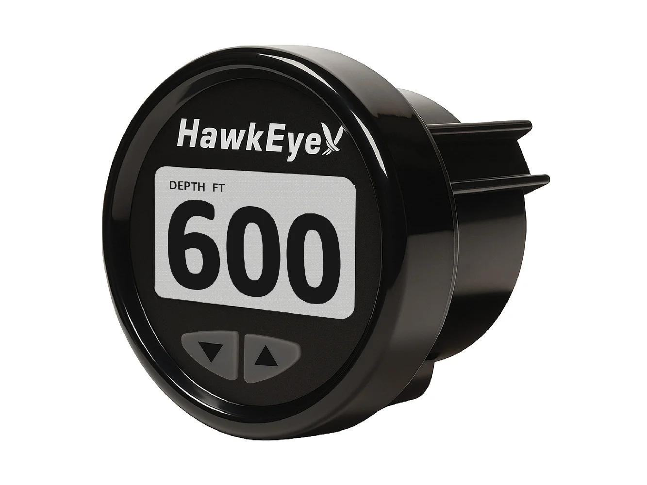 HawkEye DepthTrax® Edge In-Dash Depth Finder - HD Color Display - 600' Max Depth - TM Transducer