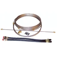 Load Rite Stainless Steel Brake Line Kit - Single Axle