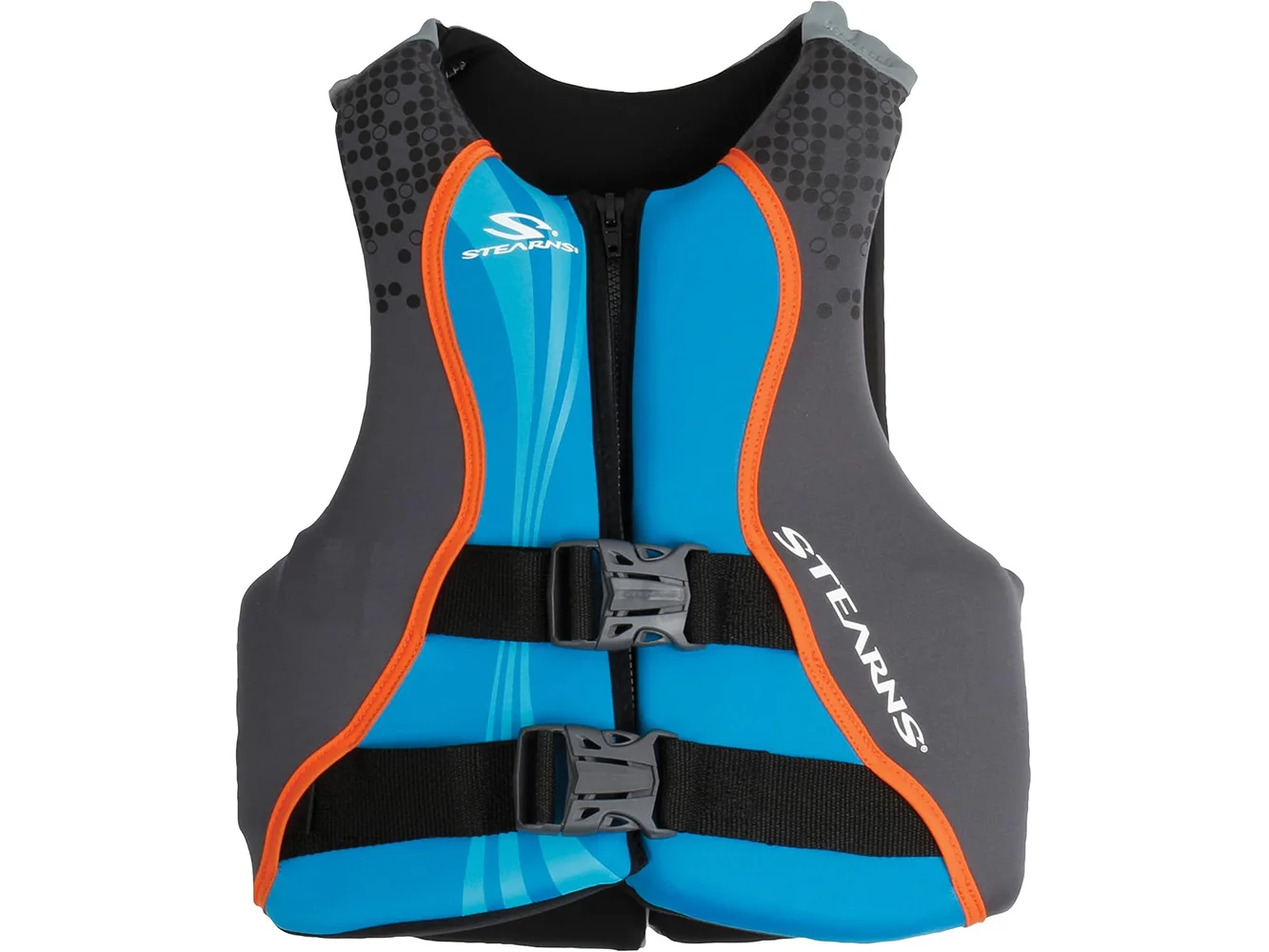 Stearns Youth Hydroprene Life Vest - Type III - Blue/Grey - 50-90lbs