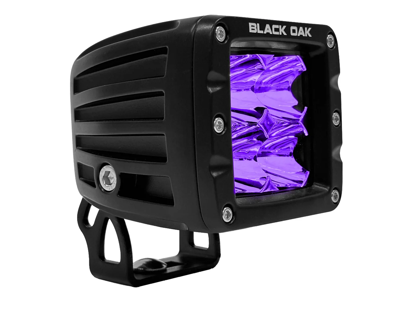 Black Oak 2" Ultraviolet LED Pod Light - Flood Optics - Pro Series 3.0 - 12W