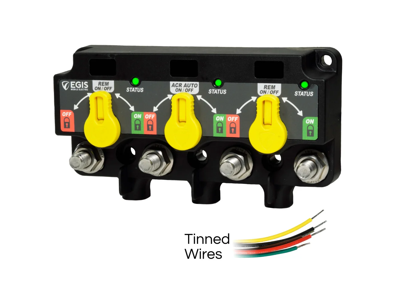 Egis XD Flex 1 Triple Relay/ACR/LVD w/Knob - Tinned Wires