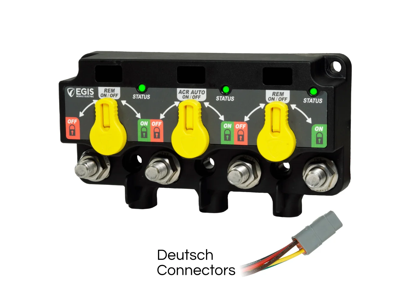 Egis XD Flex 1 Triple Relay/VSR/LVD w/Knob - 6-Pin DTM Connector