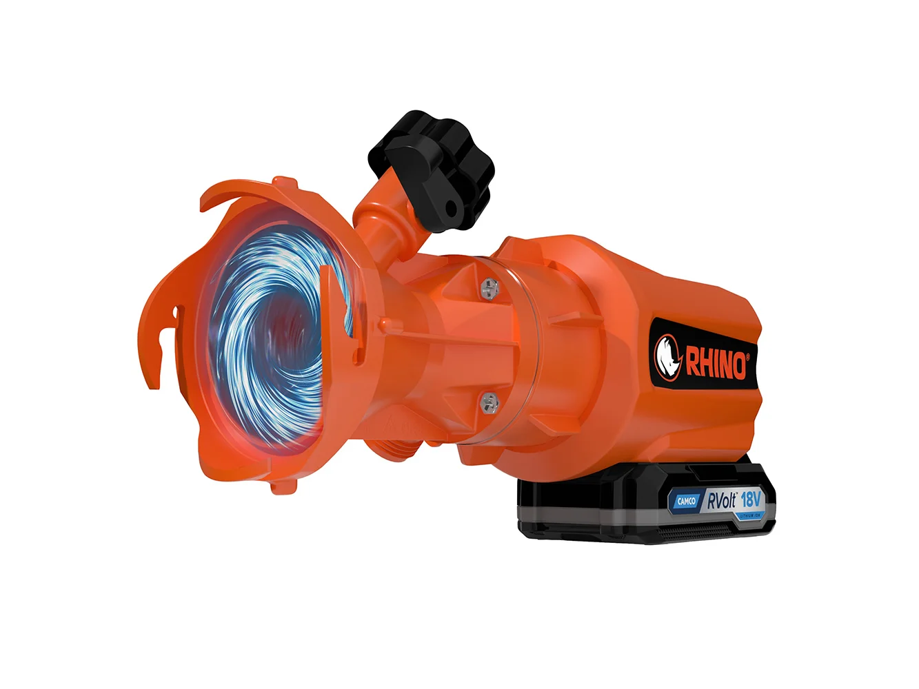 Camco Rhino 18V Lithium-Ion RV Sewage Macerator Pump System
