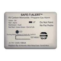 Safe-T-Alert 25 Series Surface Mount Dual Carbon Monoxide/Propane Alarm - 12V Hardwire - White