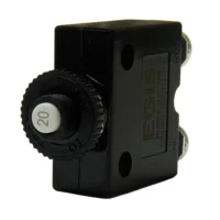 Egis 20A Push Button Panel Mount Circuit Breaker - Screw Terminals